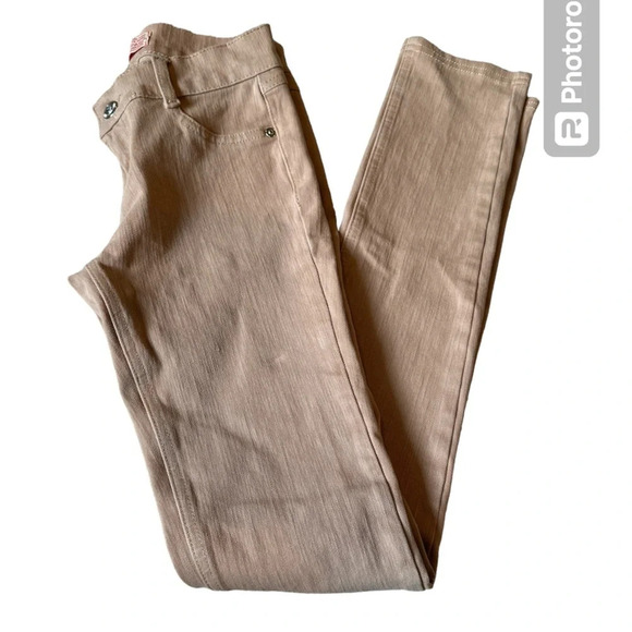 U-Turn Tan Skinny Leg Stretchy Jeans/ Jeggings Small - Picture 1 of 8